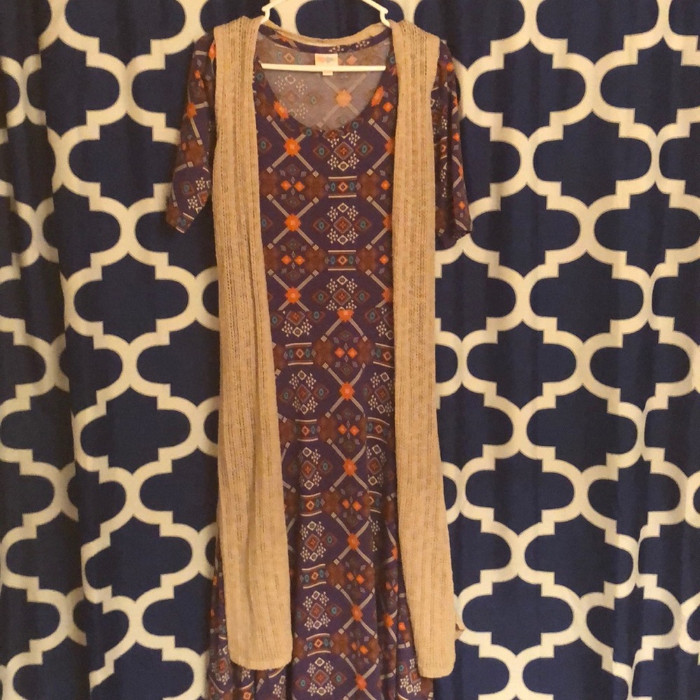 LuLaRoe Ana Aztec Small Dress!